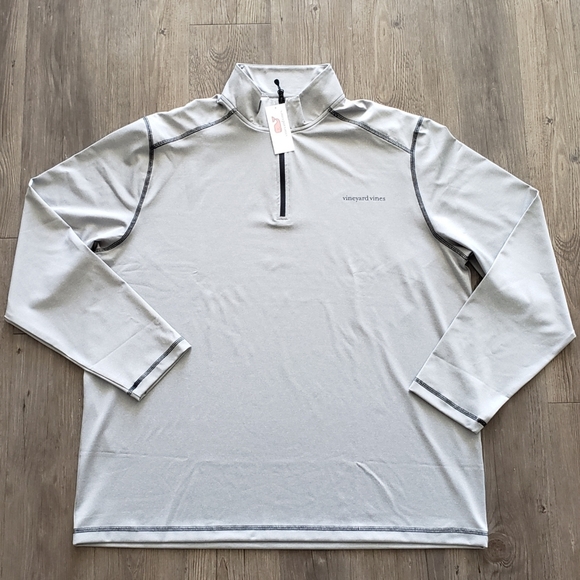 Vineyard Vines Golf Performance heathered jersey - Picture 2 of 4